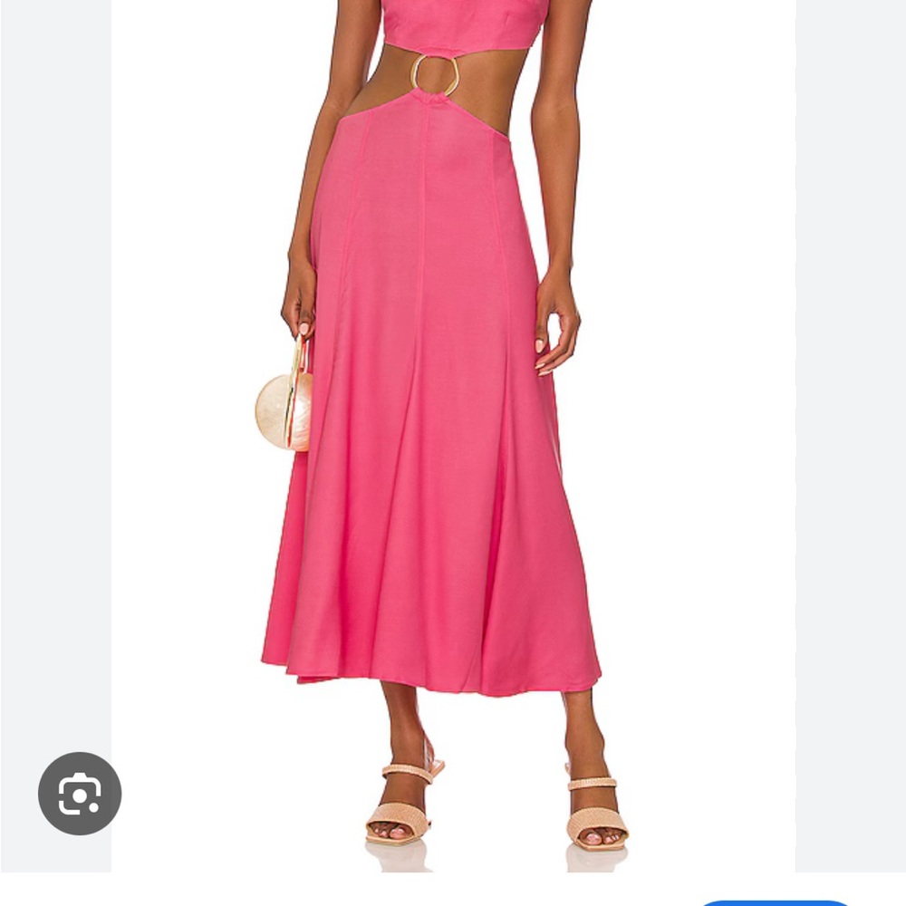 Cult Gaia Pink Midi Skirt - Picture 4 of 7